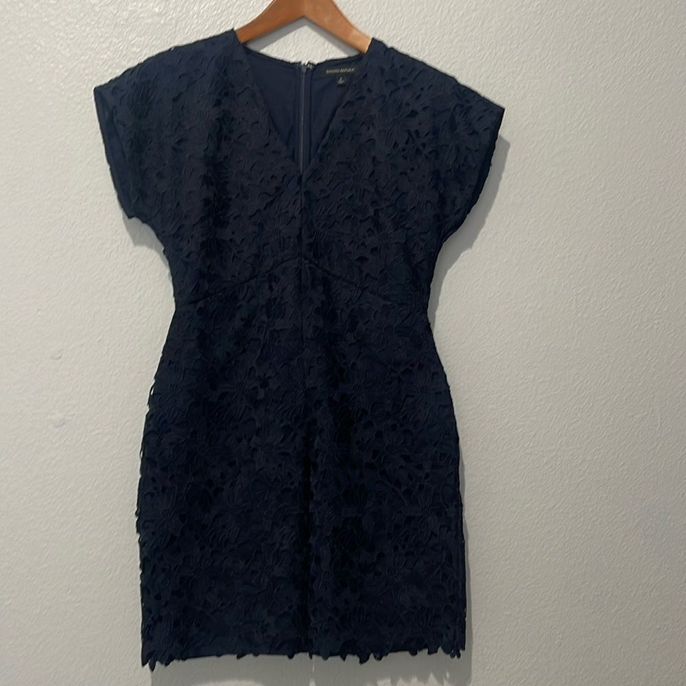 Banana Republic Dress Navy 6 VNeck